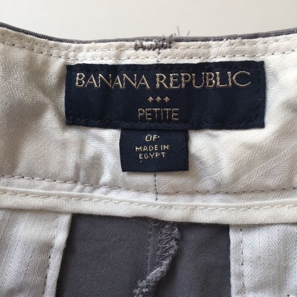 SALE‼️Banana Republic Size 0 Gray Short - Picture 6 of 7